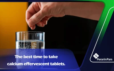 The best time to take calcium effervescent tablets.